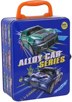 KiddyGo metal storage box diecast cars - toy race cars