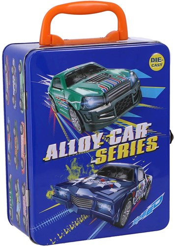 KiddyGo metal storage box diecast cars - toy race cars