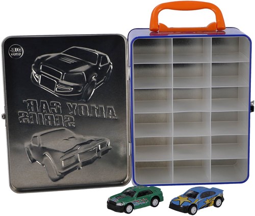 KiddyGo metal storage box diecast cars - toy race cars-2