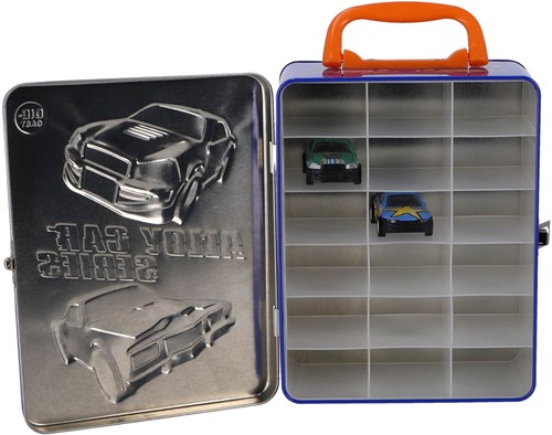 KiddyGo metal storage box diecast cars - toy race cars-3