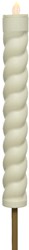 Lumineo solar garden torch plastic white 90cm outdoor lighting
