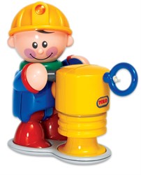 Tolo play figure road worker with drill machine - First Friends toy
