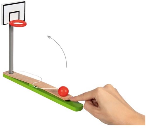 Goki tabletop basketball game for kids - compact and adjustable-2