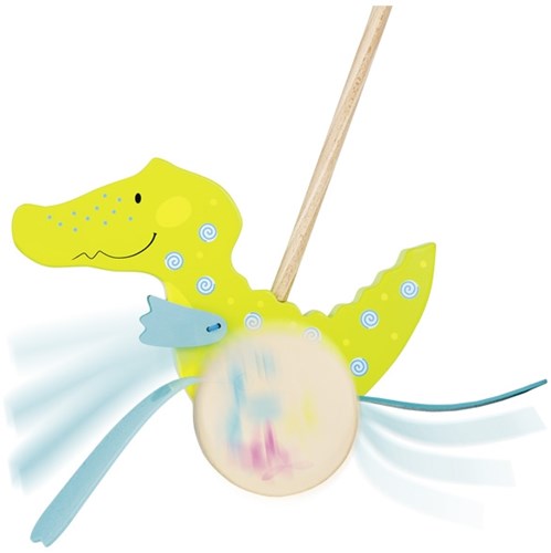 Goki wooden push-along crocodile Susibelle - educational toy-2