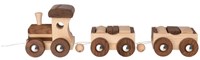 Goki wooden train Amsterdam - toy train with building blocks-2