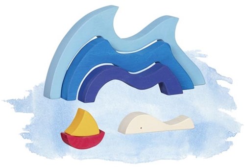 Goki wooden boat toy - My Little Boat On The Sea-2