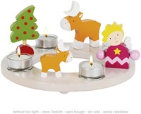 Goki candle holder - decorative ring for Easter and Christmas-2