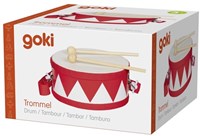 Goki drum red - musical toy instrument for children-2