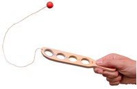 Goki catch game wooden toy - catch the ball game-2