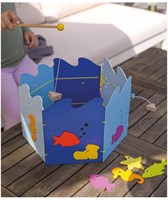 Goki Magnetic Fishing Game wooden toy fishing game 19 pieces-3