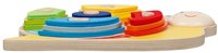 Goki sorting game - colors and shapes snail educational toy-3