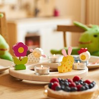 Goki candle holder - decorative ring for Easter and Christmas-3