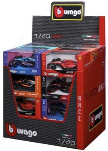 Bburago F1 car toy 1:43 scale 2025 collection race car