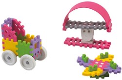 Mini Waffle - 35 Pcs Constructor, Pink