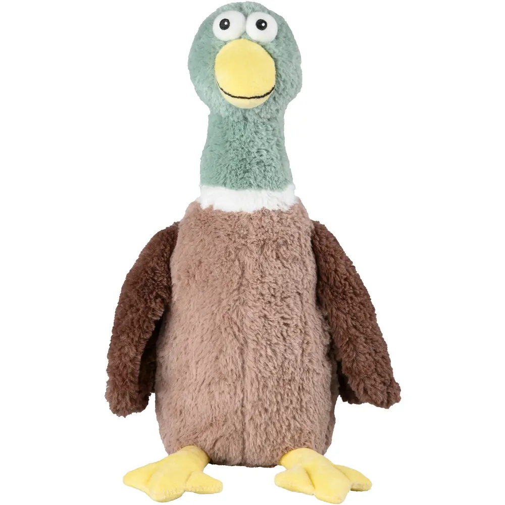 Warmies heatable duck cuddly toy lavender scent microwave brown