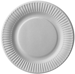 50 Borden karton Ø18cm wit