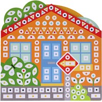 Petit Collage mosaic sticker set vehicles - creative sticker kit-2