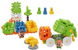 Mini Waffle - Recycling Truck 148 Pcs