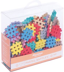 Mini Waffle Pastel - 140 Pcs