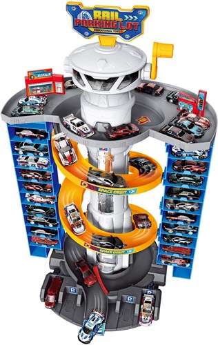 OttoSimon toy garage tower - storage for 40 cars including car-2