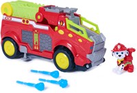 Paw Patrol Dino Rescue Fire Truck Toy with Marshall Figure-3