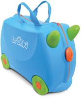 Trunki Kids Suitcase Ride-On Blue Terrance - Hand Luggage with Wheels