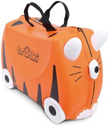 Trunki kids suitcase ride-on - hand luggage Tiger Tipu orange