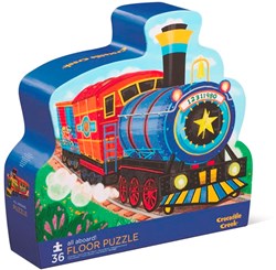 Crocodile Creek 36-Pc Puzzle/All Aboard (Foil Stamped)