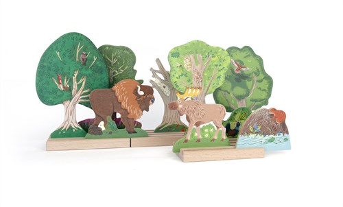 Bajo Wild forest - Children's theater for imaginative play and stories-2
