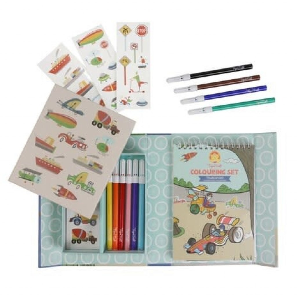 Tiger Tribe Coloring Set/Transport