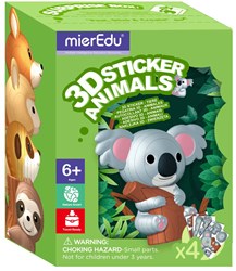 Mieredu 3D animal stickers - Creative craft toy for kids