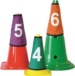 Spordas cone covers set - colorful covers for play cones