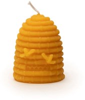 Dipam beeswax candle beehive large sustainable handmade yellow
