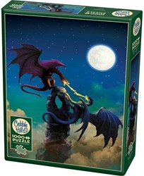 Cobble Hill puzzle 1000 pieces - fire swords - jigsaw puzzle