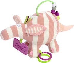 Dolce Toys Primo activity cuddly toy ant bear Alice - 18 cm
