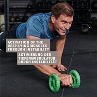 Schildkröt fitness Dual Roller core trainer - ab wheel for home workouts-3