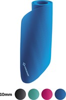 Schildkröt fitness mat blue 10mm non-slip with carry strap and tips