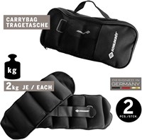 Schildkröt wrist and ankle weights fitness 2x 2.0kg adjustable-2