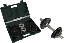 Schildkröt dumbbell set fitness weights in practical carrying case
