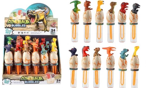 Bellenblaas dino toy 17cm 50ml colourful bubble fun