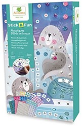 Sycomore mosaic toy - Stick'N Fun mini mosaics sea animals