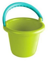 Haba toddler bucket green - outdoor and sand toy bucket