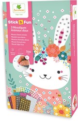 Sycomore mosaic toy Stick'N Fun animals creative crafting set