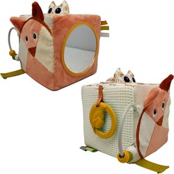 Dolce Toys Earth activity cube - Fiona Fox & Oliver Owl