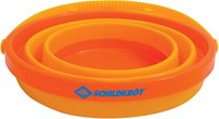 Schildkröt folding bucket beach toy silicone 2 liters yellow-red-2