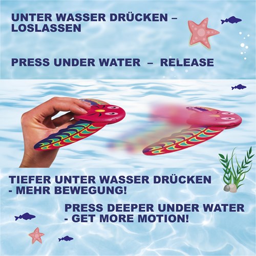 Schildkröt underwater toy glider set - colorful stingray dive toys-3