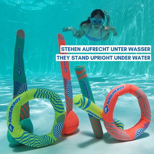 Schildkröt diving toy set neoprene 6-piece kids swimming pool-3