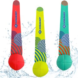 Neoprene diving balls set - water toy for kids - 3 pieces