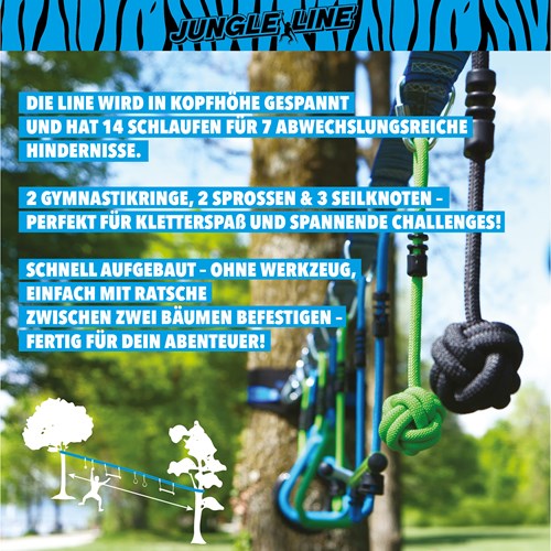 Schildkröt Jungle Line Starter Set garden playset ninja course-3