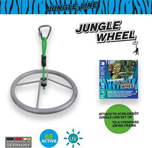 Schildkröt Jungle Line spinning wheel obstacle for outdoor fun-2